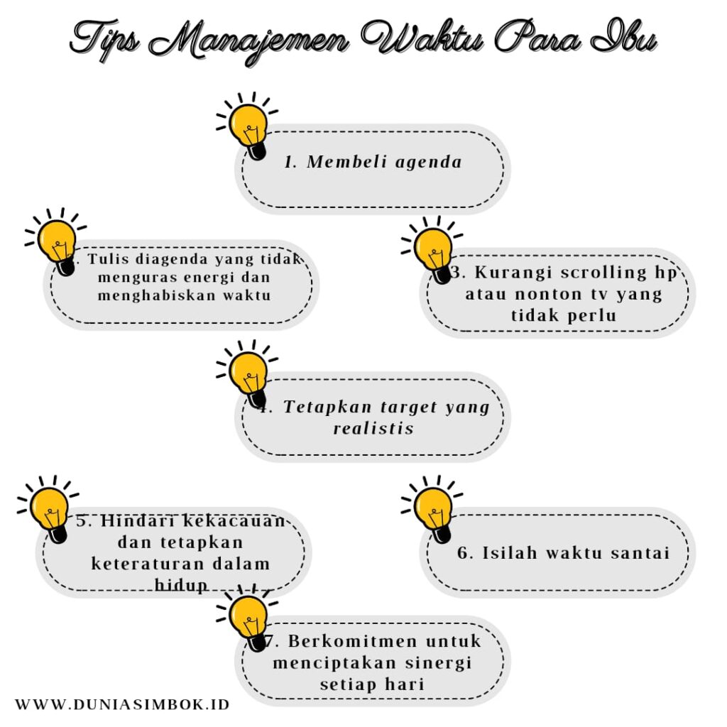 Tips Manajemen Waktu untuk Para Ibu