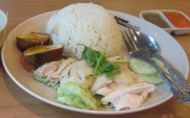 Chicken Rice Singapore (sumber: wikipedia)