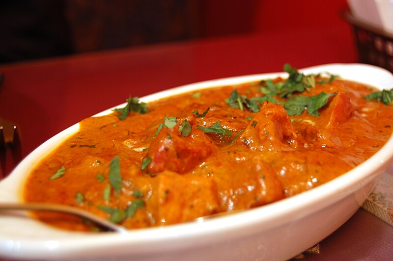 Butter Chicken, Curry ala india (sumber: Wikipedia)