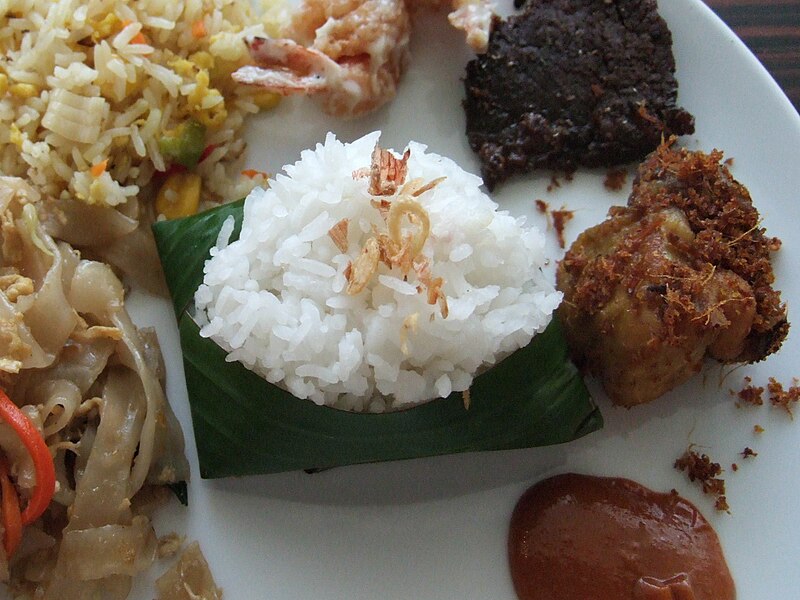 Nasi Uduk dari jakarta (sumber: wikipedia)